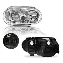 Load image into Gallery viewer, Faros Golf 99-05 con lupa en niebla cromo