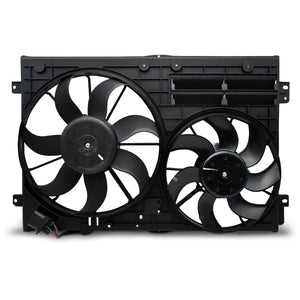 Motoventilador Jetta 08-17/ Passat 06-15/ Golf/ Beetle 12-16/ Tiguan 09-16/AD A3 motor 2.5lts doble 4pin