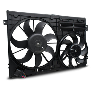 Motoventilador Jetta 08-17/ Passat 06-15/ Golf/ Beetle 12-16/ Tiguan 09-16/AD A3 motor 2.5lts doble 4pin