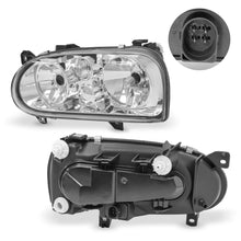 Load image into Gallery viewer, Faros Golf 93-99 fondo cromo p/2 focos mica de vidrio Performance