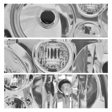 Load image into Gallery viewer, Faros Golf 93-99 fondo cromo p/2 focos mica de vidrio Performance
