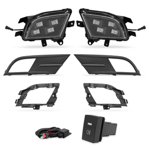 Kit Faros de niebla Jetta 15-18 c/arnes y switch Universal LED