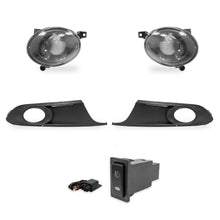 Load image into Gallery viewer, Kit Faros de niebla c/lupa Jetta 11-14 c/arnes switch Universal y focos 9006
