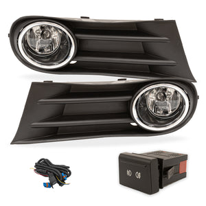 Kit faros de niebla Gol-Saveiro 09-13 c/arnes Euroswitch y focos 9006