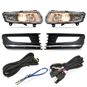 Kit Faros de niebla Vento 16-19 faro cromo, moldura cromo c/arnes, switch Universal y focos