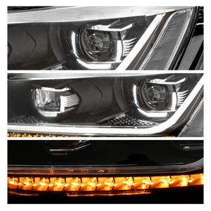 Faros Jetta 11-18 doble lupa, luz de dia, direccional LED secuenciales. Performance