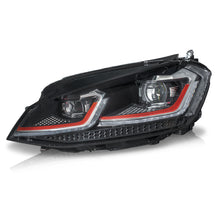 Load image into Gallery viewer, Faros Golf 15-17 c/lupa y Led secuenciales estilo R