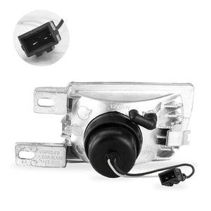 Faros de niebla cromo + cuartos Golf/Jetta 93-99 c/arnes switch univ. y focos