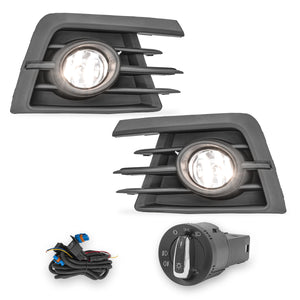 Faros de niebla Gol 17-18 c/arnes Euroswitch y focos