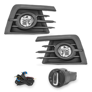 Faros de niebla Gol 17-18 c/arnes Euroswitch y focos