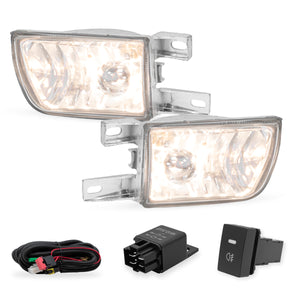 Faros niebla claros Golf/Jetta 93-99 c/arnes switch univ. y focos