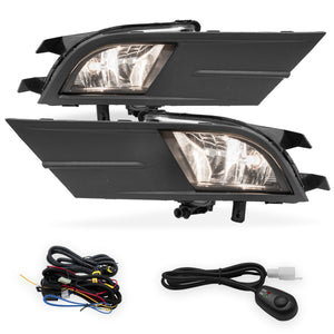 Faros de niebla Jetta 15-18 c/arnes, switch univ. y focos  Sin bases