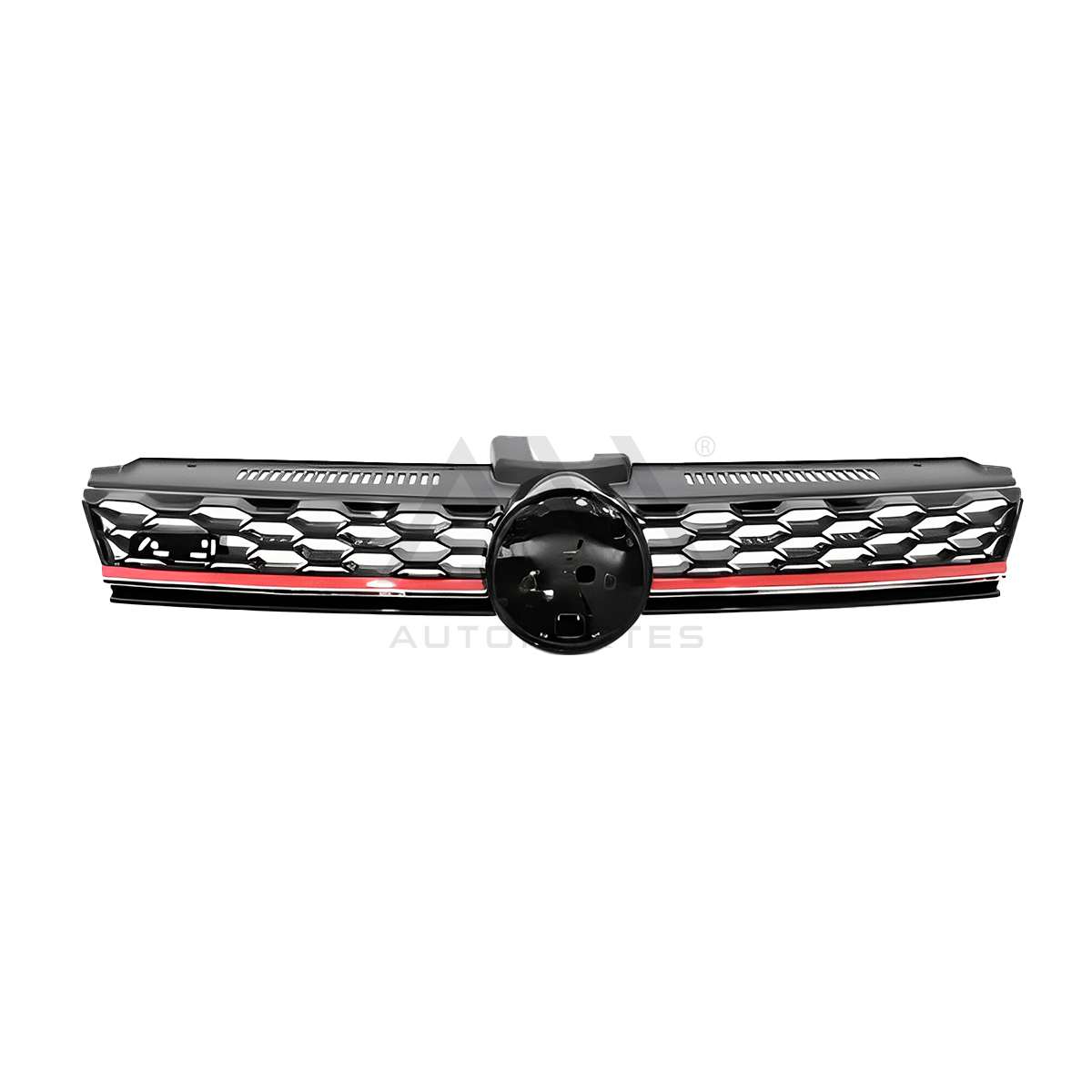 Parrilla Golf 7.5 Gti 18-21 c/mold. roja