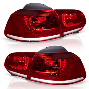 Calaveras Golf 09-13 Led secuencial  rojas