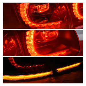 Calaveras Golf 09-13 Led secuencial  rojas
