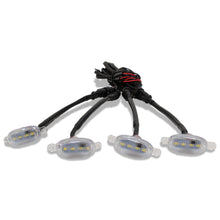 Cargar imagen en el visor de la galería, Cuartos c/Luz de dia mica transparente para parrilla universal 4LEDs. 8 vatios
