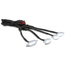 Cargar imagen en el visor de la galería, Cuartos c/Luz de dia mica transparente para parrilla universal 4LEDs. 8 vatios