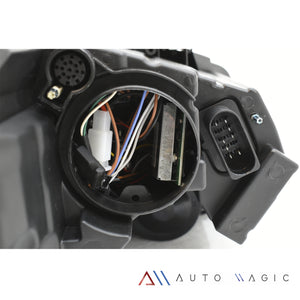 Faros Vento Polo 14-22 doble lupa, DRL direcc.es Led secuenciales,  sin focos