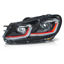 Load image into Gallery viewer, Faros Golf 6 09-13 doble lupa, DRL direcc.es Led ,  sin focos