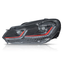 Cargar imagen en el visor de la galería, Faros Golf 7.5 18-21 c/lupa y Led secuenciales estilo R