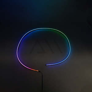 Luz LED ambiental para piso tira LED.