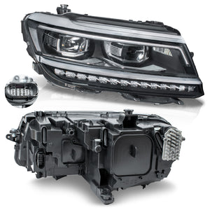 Faros Tiguan 18-21 s/balastras s/foco Der.