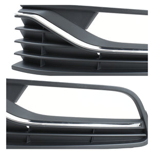 Rejilla Polo 15-19 c/mold. Cromo p/faro niebla Izq.