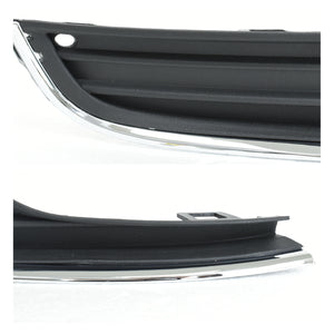 Rejilla Golf 15-17 inferior c/mold. cromo Der.