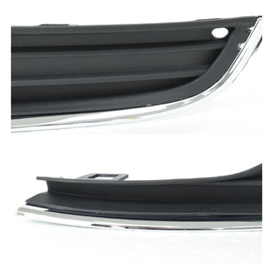 Rejilla Golf 15-17 inferior c/mold. cromo Izq.