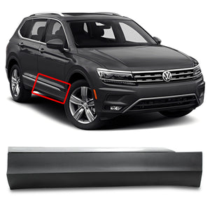 Moldura de puerta Tiguan 18-21 c/mold. cromo del. Der.