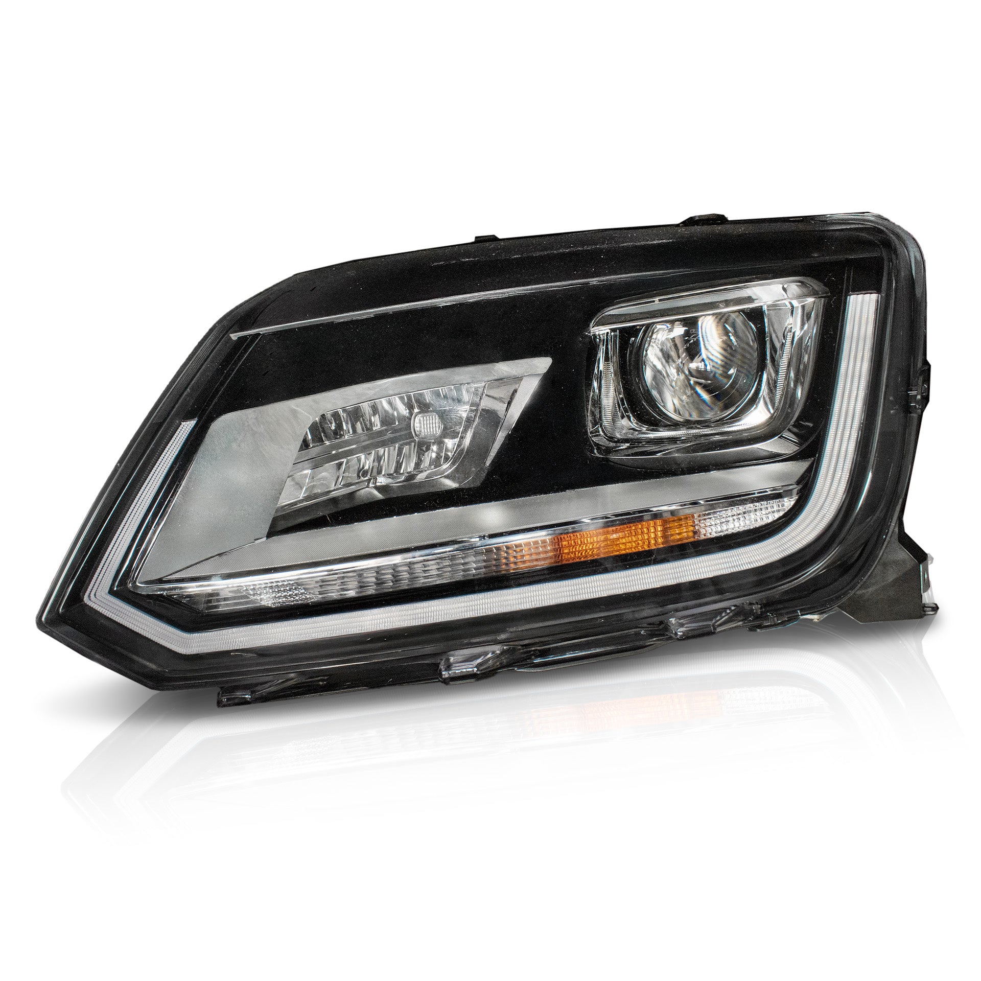 Faros Amarok 18-23 c/luz de dia, c/Xenon c/balastra izq.
