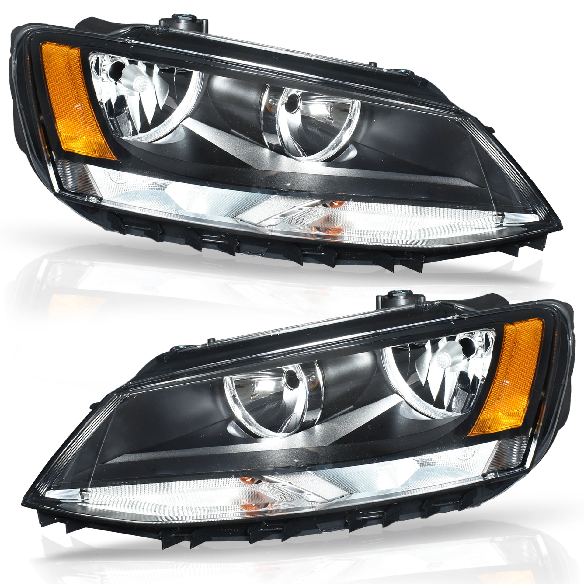 Faros Jetta 11-18 black edition para 1 cuartos