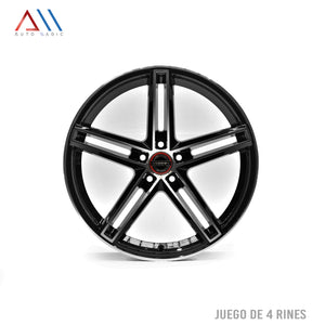 RINES 18 BARRENACION 5X100 (4 RINES) CHEVY — SPARK — TSURU — GOLF — GOL — MARCH — AVEO — VERSA — SONIC –SWIFT — KICKS — Y MAS…