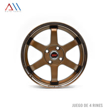 Cargar imagen en el visor de la galería, Rines 15 4/100 Tsuru Aveo Spark Beat Gol I10 Mirag + Regalo