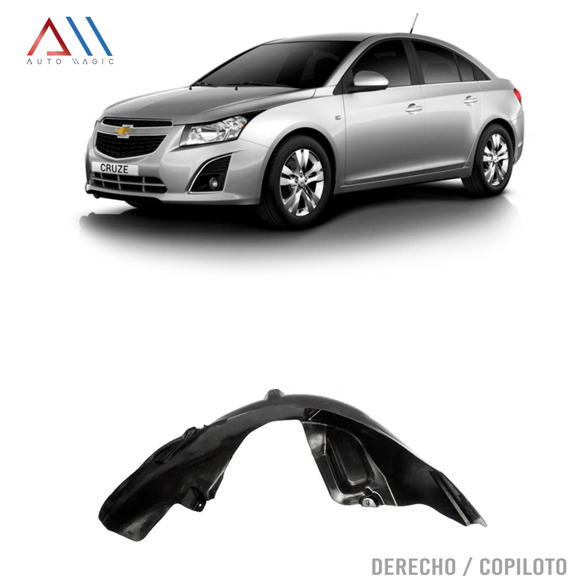 Tolva guardafango Cruze 10-16 salp. tras. der.
