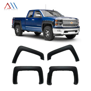 Cantoneras Silverado 14-18 negro matte