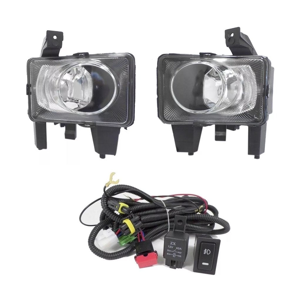 Faros de niebla Tornado 11-17 c/arnes switch univ. y focos