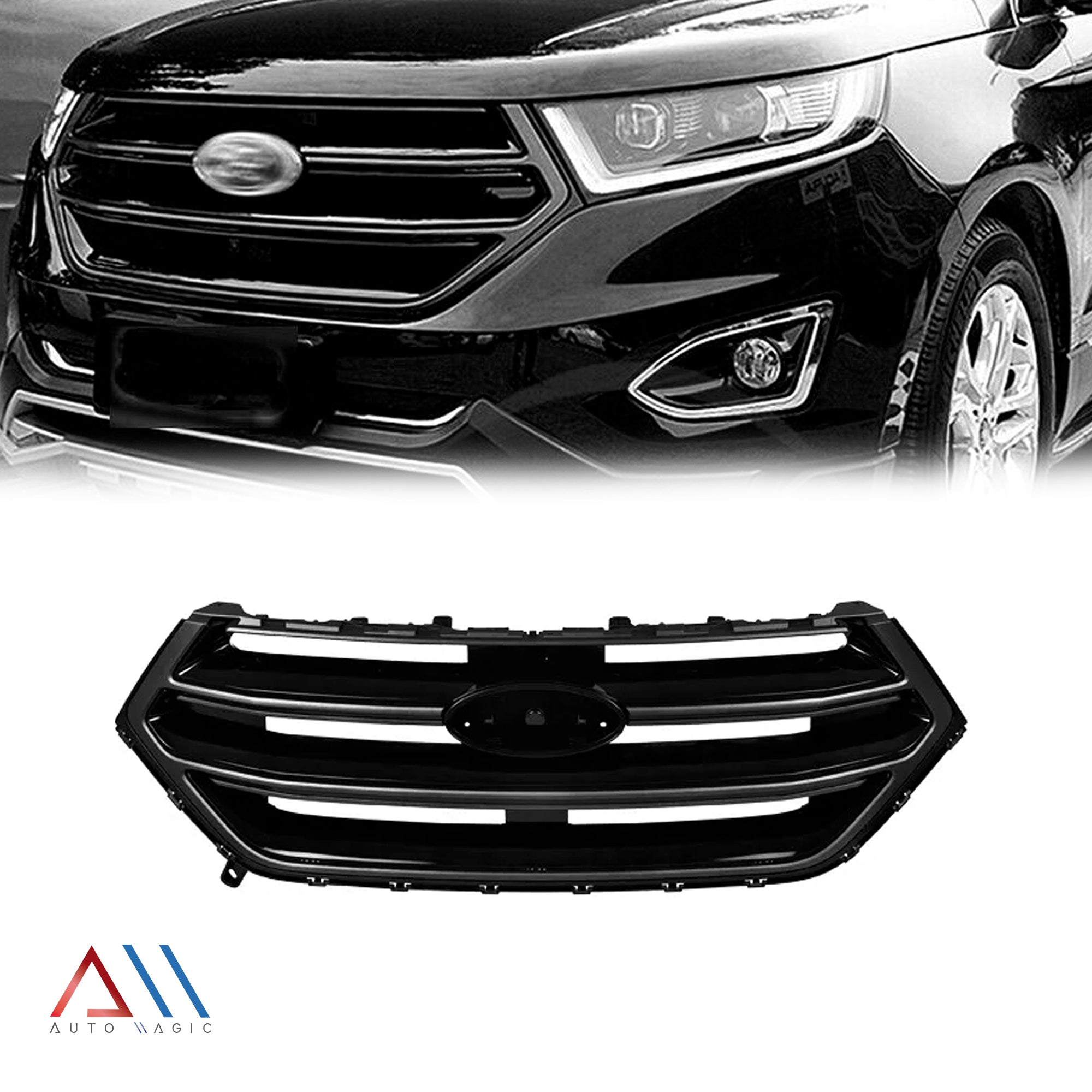 Parrilla edge sport 15-18 negra