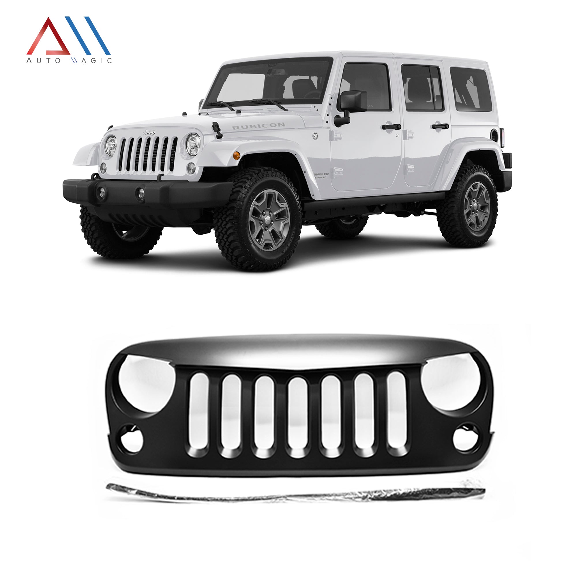 Parrilla Jeep Wrangler 07-18 angry