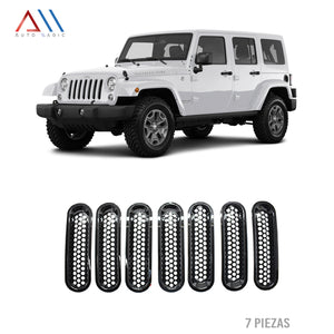 REJILLA PARA PARRILLA PARA JK -- WRANGLER 2007 /2008 /2009 /2010 /2011 /2012 /2013 /2014 /2015 /2016 /2017 /2018