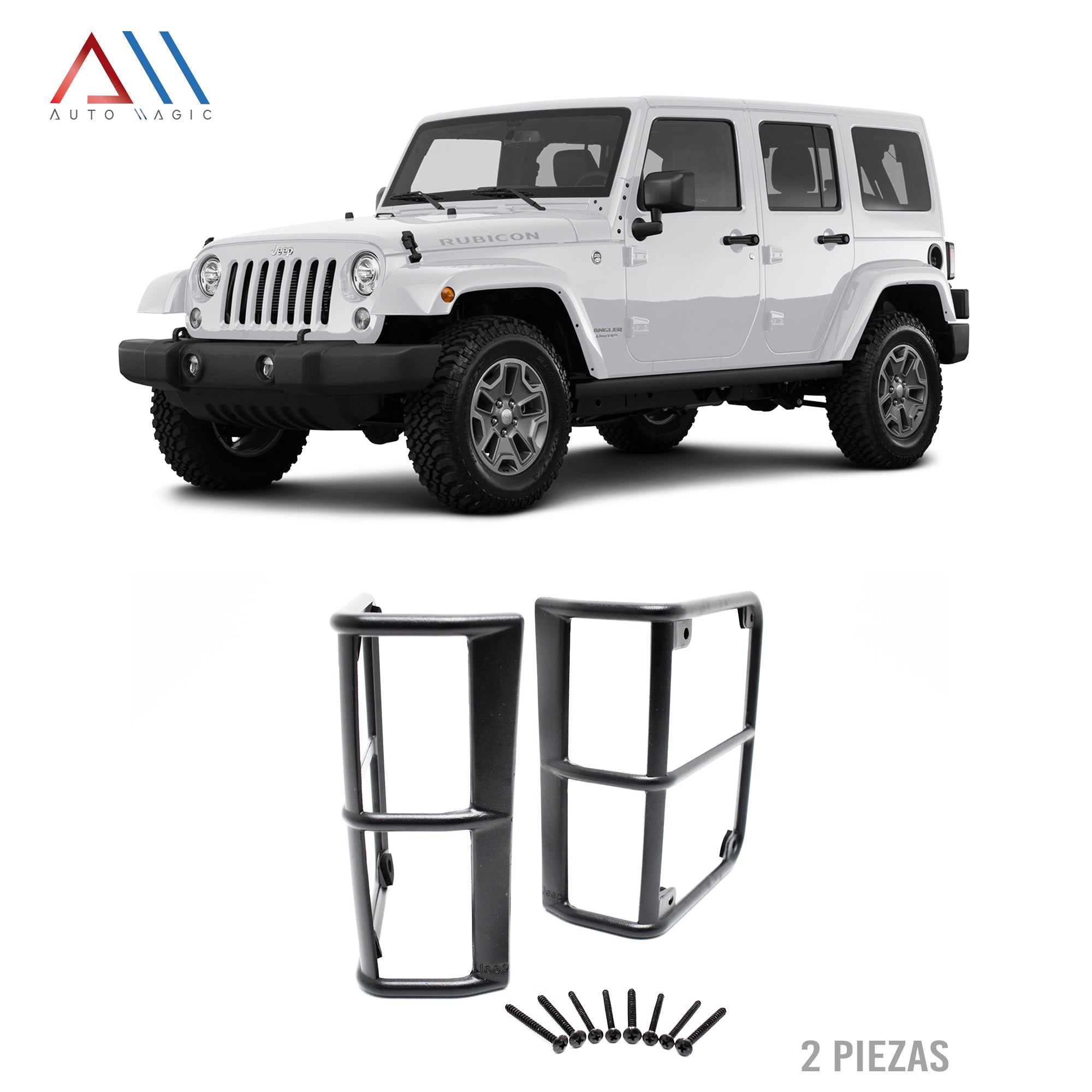Marco protector de calaveras Jeep Wrangler 07-18 Metalico