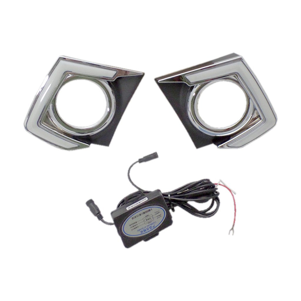 Rejillas Luz de día Mitsubi L200 16-17 Led