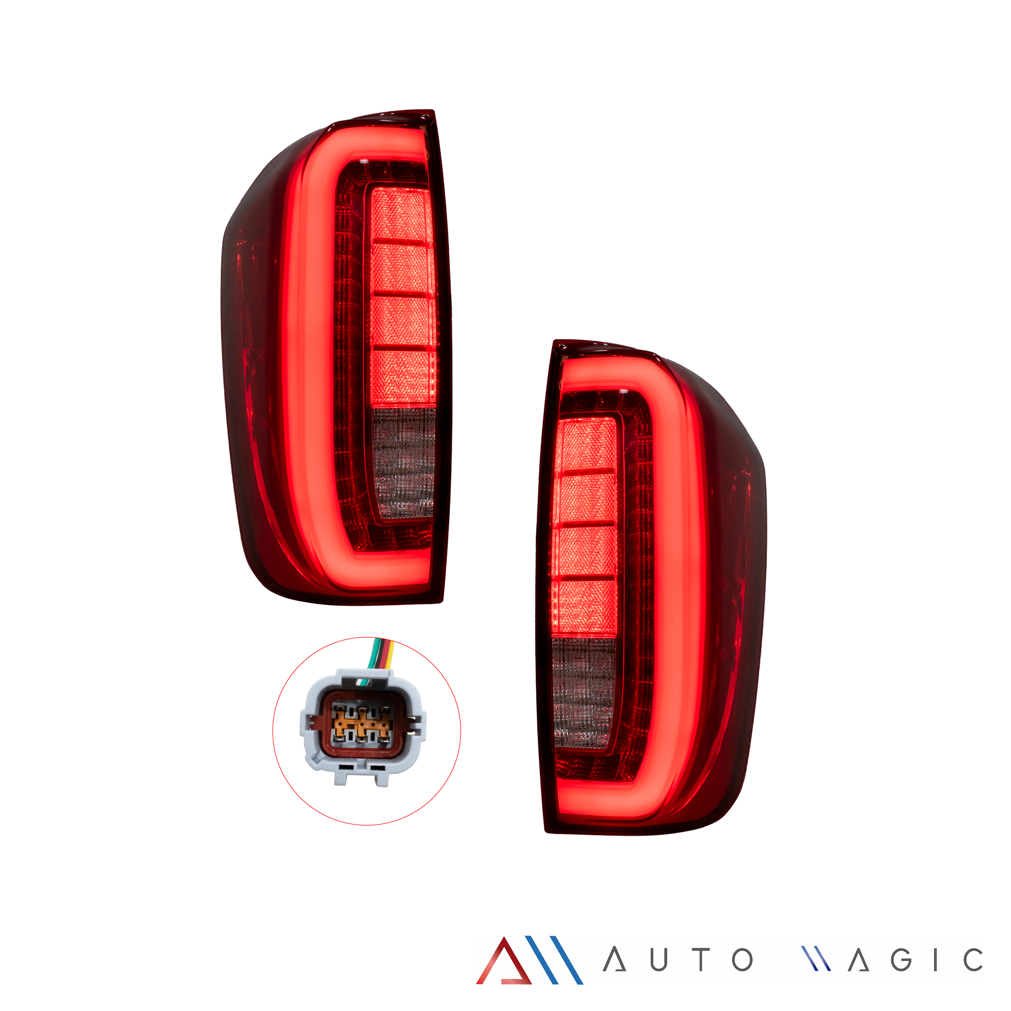 Calaveras NP300 Frontier 16-22 LED rojas Performance