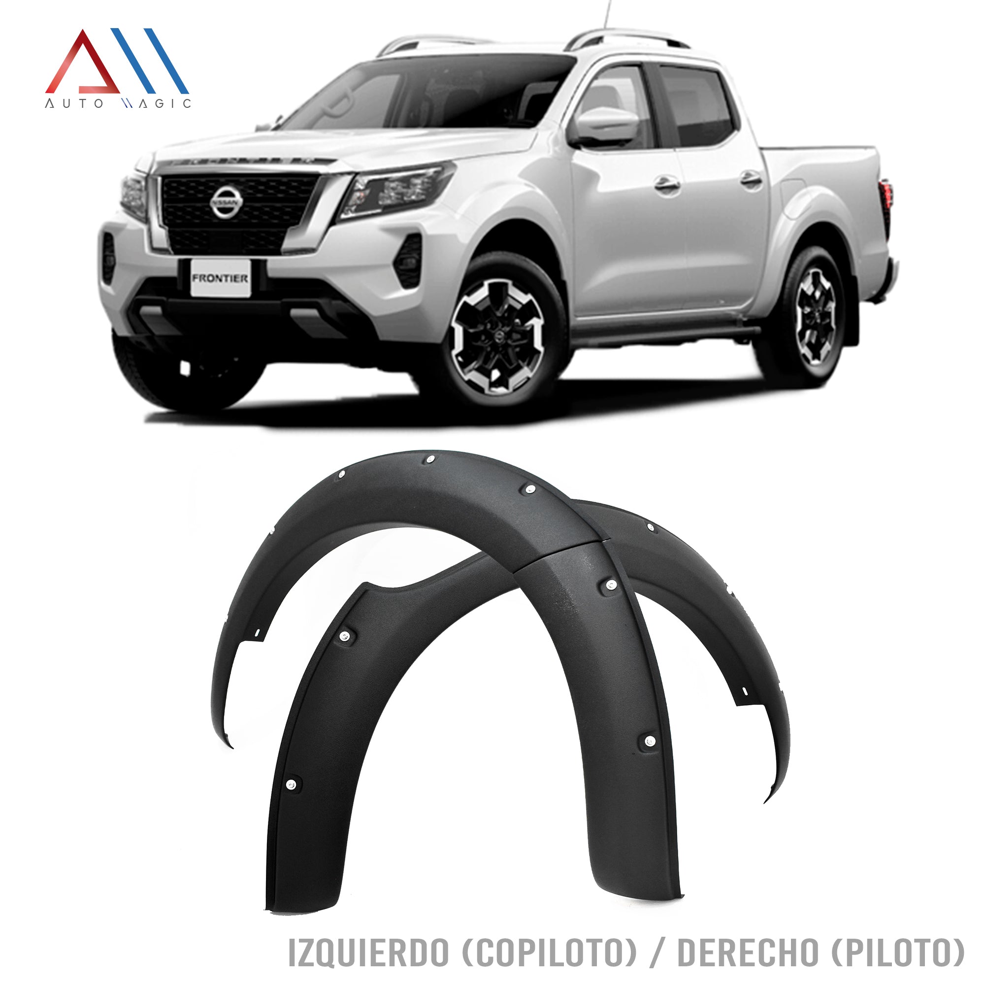 Cantoneras Frontier, NP300 21-25 6¨ ngo. matte