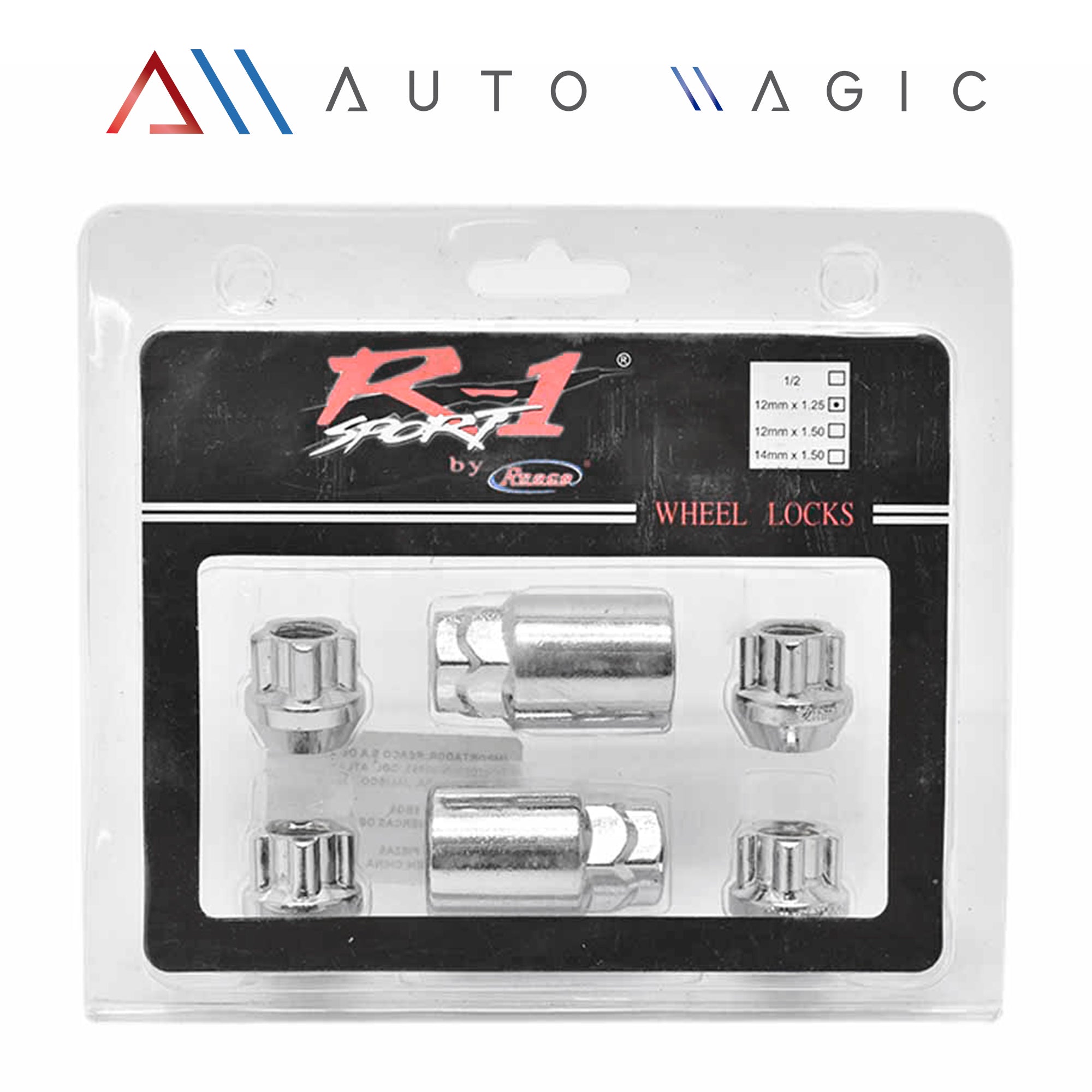 KIT TUERCAS -- BIRLOS DE SEGUIRDAD PARA RINES 12mm X 1.25