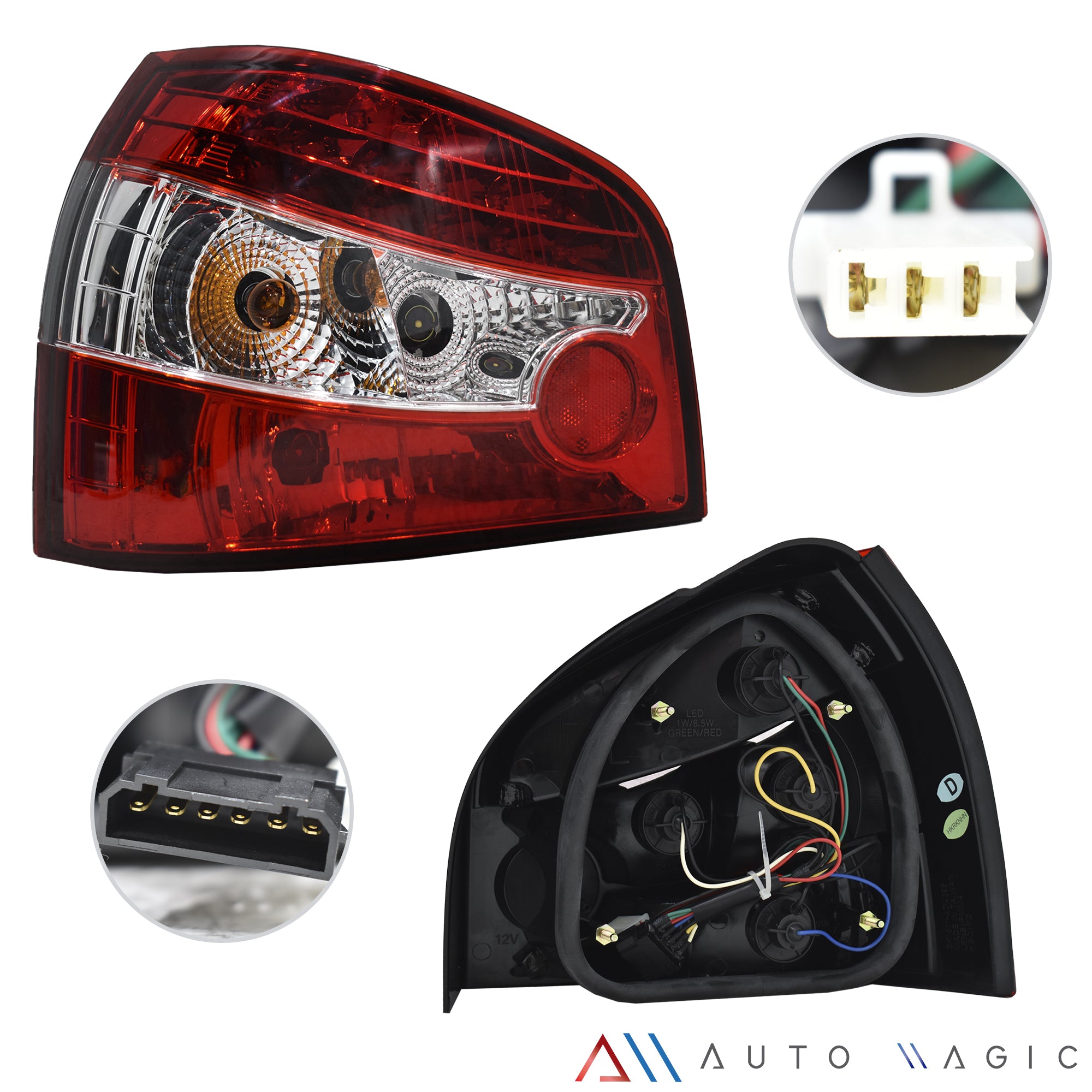 Calaveras Audi A3 96-02 LED rojas Performance