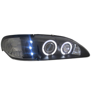 Faros Mustang 94-98 c/lupa ojo ángel c/lupa y ojo de angel erformance