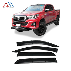 Rompe vientos Hilux 16-23 de ventana doble cabina