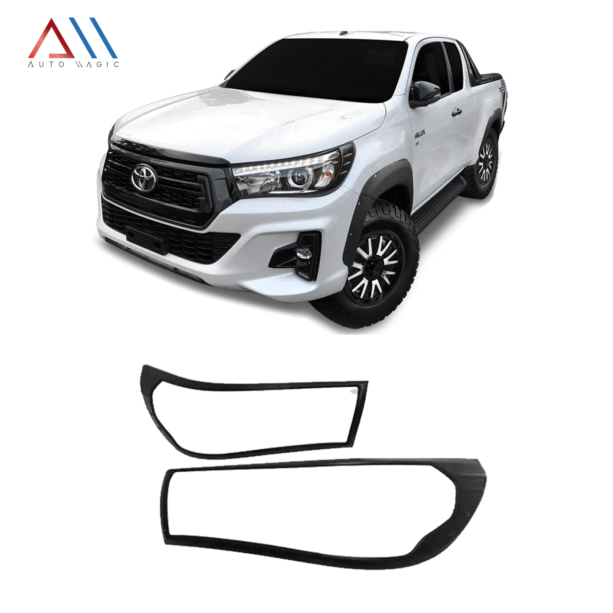 Marcos de faros Hilux 16-19