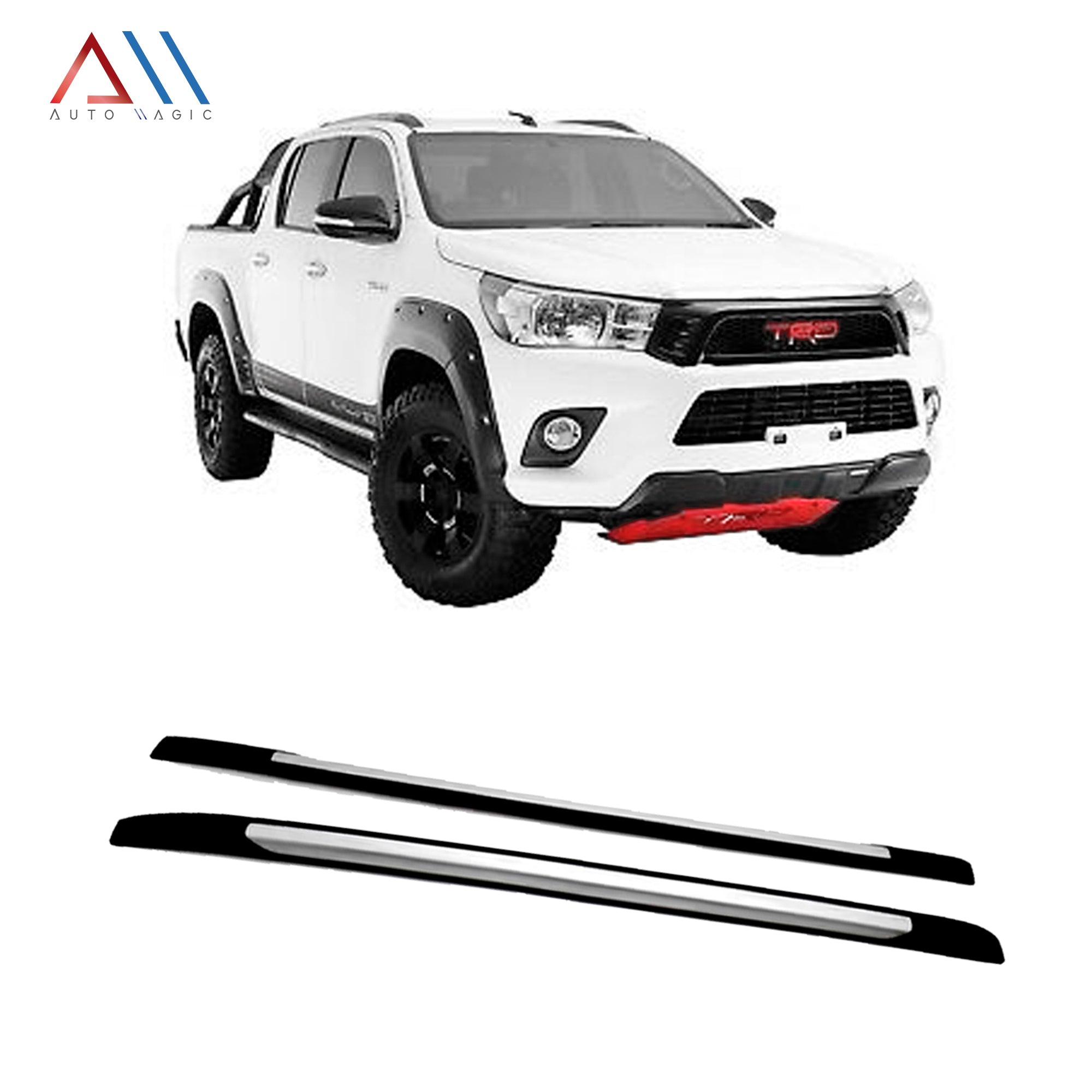 BARRAS PORTA EQUIPAJE (DECORATIVA) PARA HILUX 2016 /2017 /2018 /2019